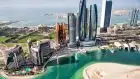 Abu Dhabi skyline included in the 23 Days Morocco, Egypt, Jordan, and Dubai Tour.